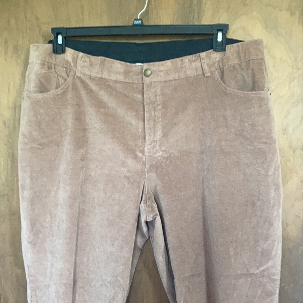 Skye’s the limit mushroom brown pant w stretch & elastic waist 24W - Picture 12 of 16